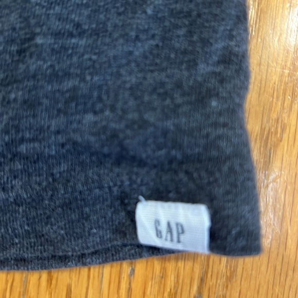 Lot of Two Gap Pocket Tees. Dark Gray and Light Blue - Picture 5 of 14
